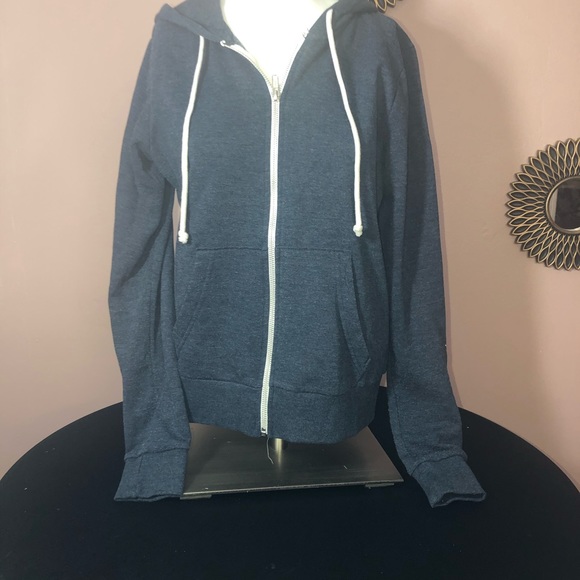 H&M Gray zip up hoodie - Picture 2 of 3